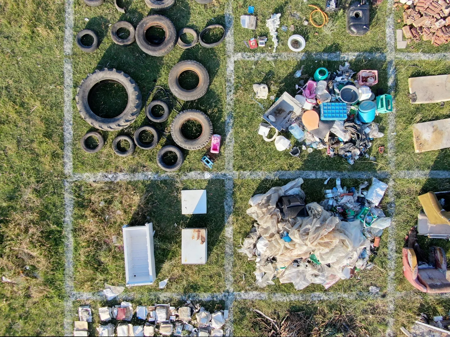 Dump-yard inventory, aerial documentation, 2022