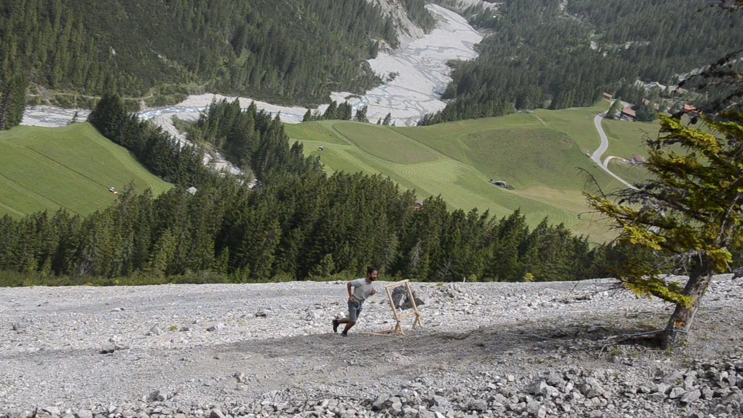 How many treadmills does it take to make a landslide, video still, 2024