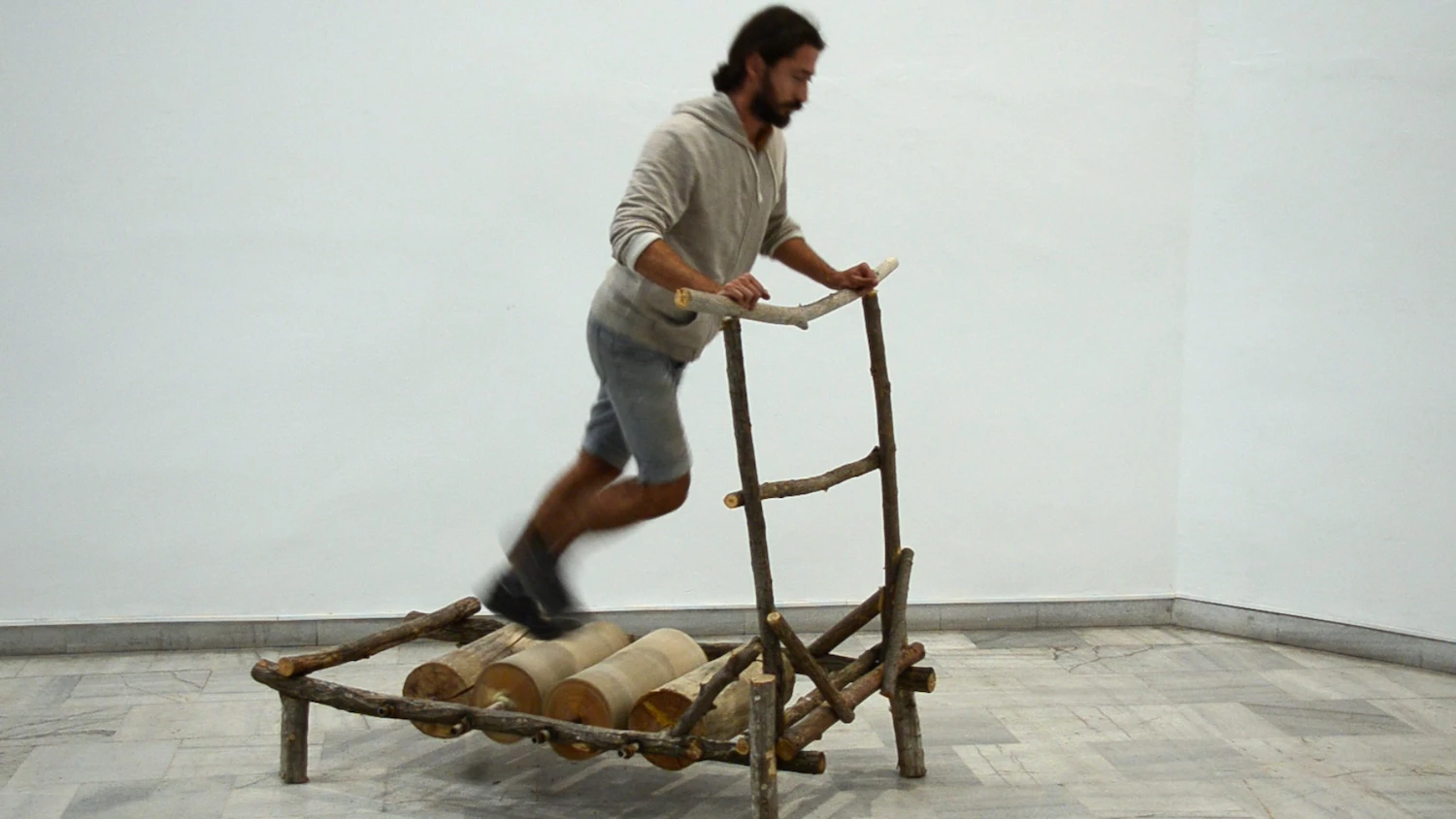 gallery view, video still, 2024